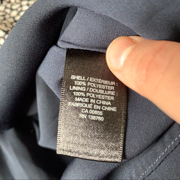 RW&CO Navy Animal Print Wrap Fit & Flare Dress L - Picture 8 of 12